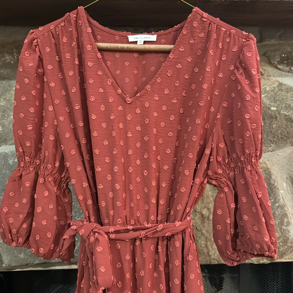 Boutique Tea n Rose flowy Maxi Dress Medium